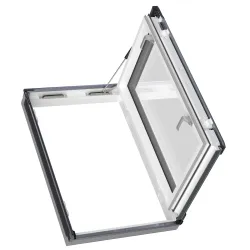 Okno wyłazowe aluminiowo - tworzywowe 94x98cm GREENVIEW PWP P50 kolor czarny